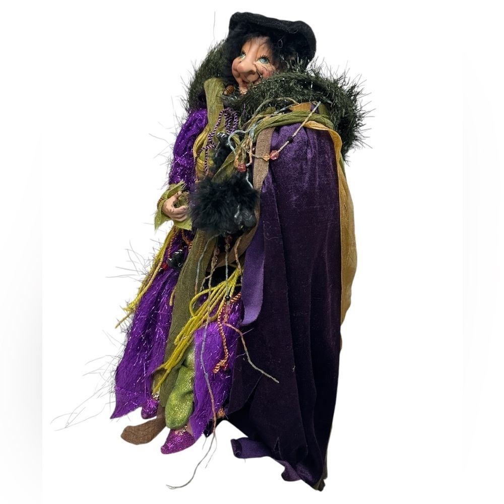 MARK ROBERTS 18 WITCH PURPLE GLITTER 18 ", NWT , it doesn’t have a box - Picture 10 of 16